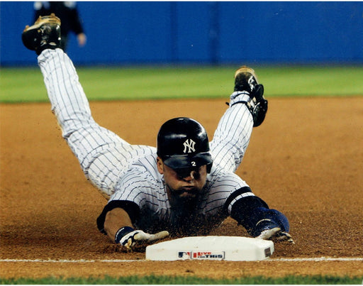 Derek Jeter Slide Into 3rd Base 11x14 Photo uns