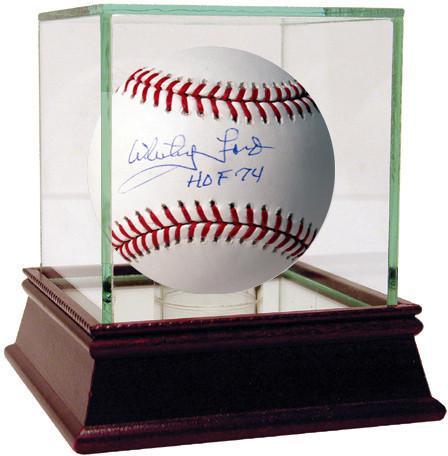 Whitey Ford MLB Baseball with HOF Insc (MLB Auth)