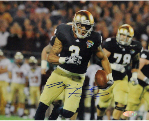 Michael Floyd Running Champs Sports Bowl Signed Horizontal 8x10 Photo