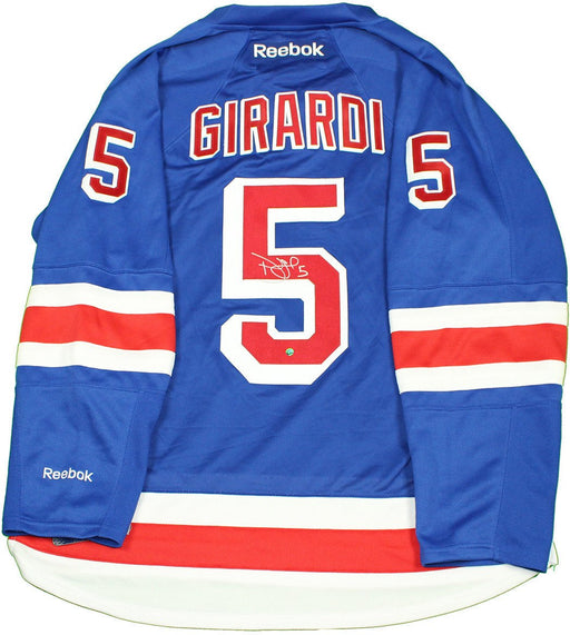 Dan Girardi Signed New York Rangers Blue Premier Jersey w/ Alternate Captain "A"