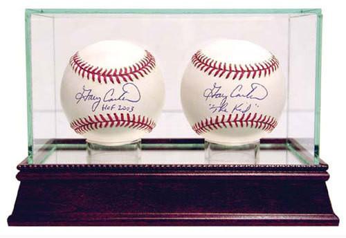 Glass Double Baseball Case (o)