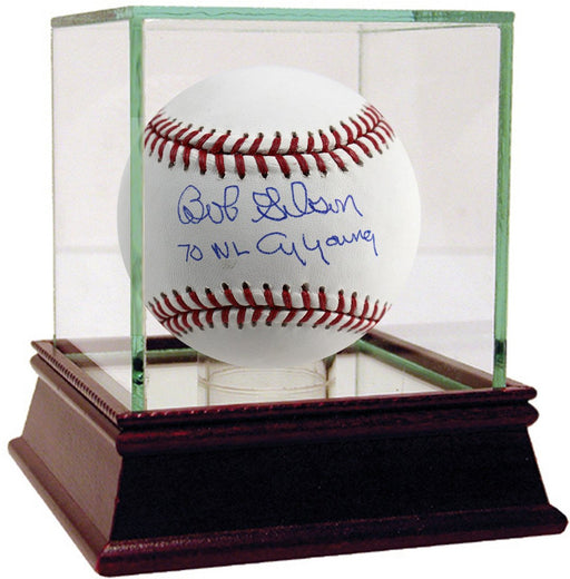 Bob Gibson Signed MLB Baseball w/ “70 NL Cy Young” Insc.