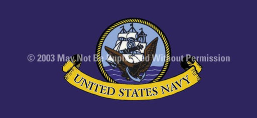 Window Graphic - 30x65 U.S. Navy 2