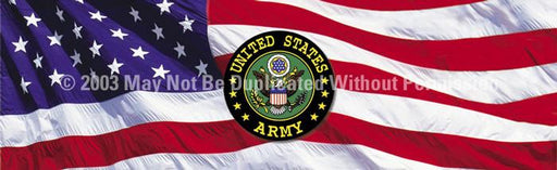 Window Graphic - 16x54 U.S. Army