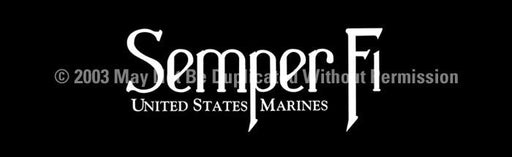 Window Graphic - 16x54 Semper Fi 2