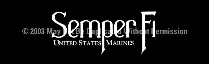 Window Graphic - 16x54 Semper Fi 2