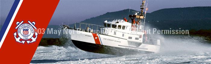 Window Graphic - 16x54 Coast Guard Lifeboat Logo