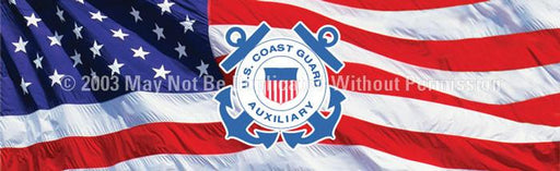 Window Graphic - 20x65 U.S. Coast Guard Auxiliary