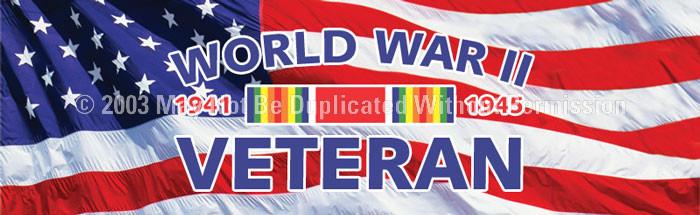 Window Graphic - 16x54 World War II Veteran