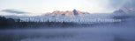 Window Graphic - 16x54 Foggy Peaks