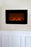 Fire Sense Black Wall Mounted Electric Fireplace