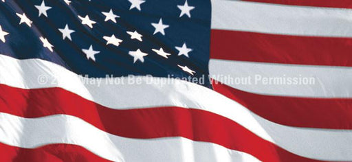 Window Graphic - 30x65 US Flag 1