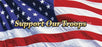 Window Graphic - 30x65 US Flag 2 Support Our Troops