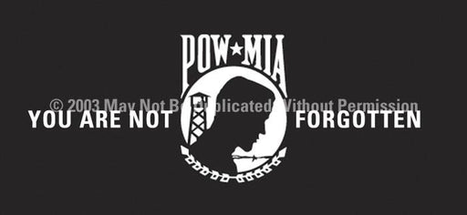 Window Graphic - 30x65 POW MIA 1