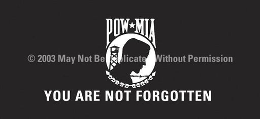 Window Graphic - 30x65 POW MIA 2