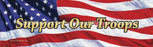 Window Graphic - 16x54 US Flag 2 Support Our Troops