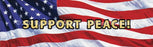 Window Graphic - 20x65 US Flag 2 Support Peace