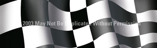 Window Graphic - 20x65 Checkered Flag