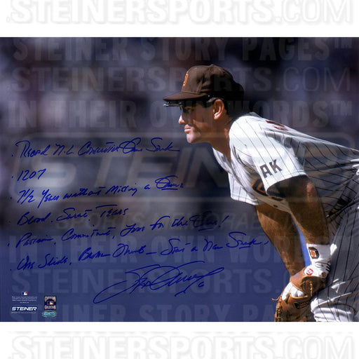 Steve Garvey San Diego Padres Stands Ready Signed 16x20 Story Photo