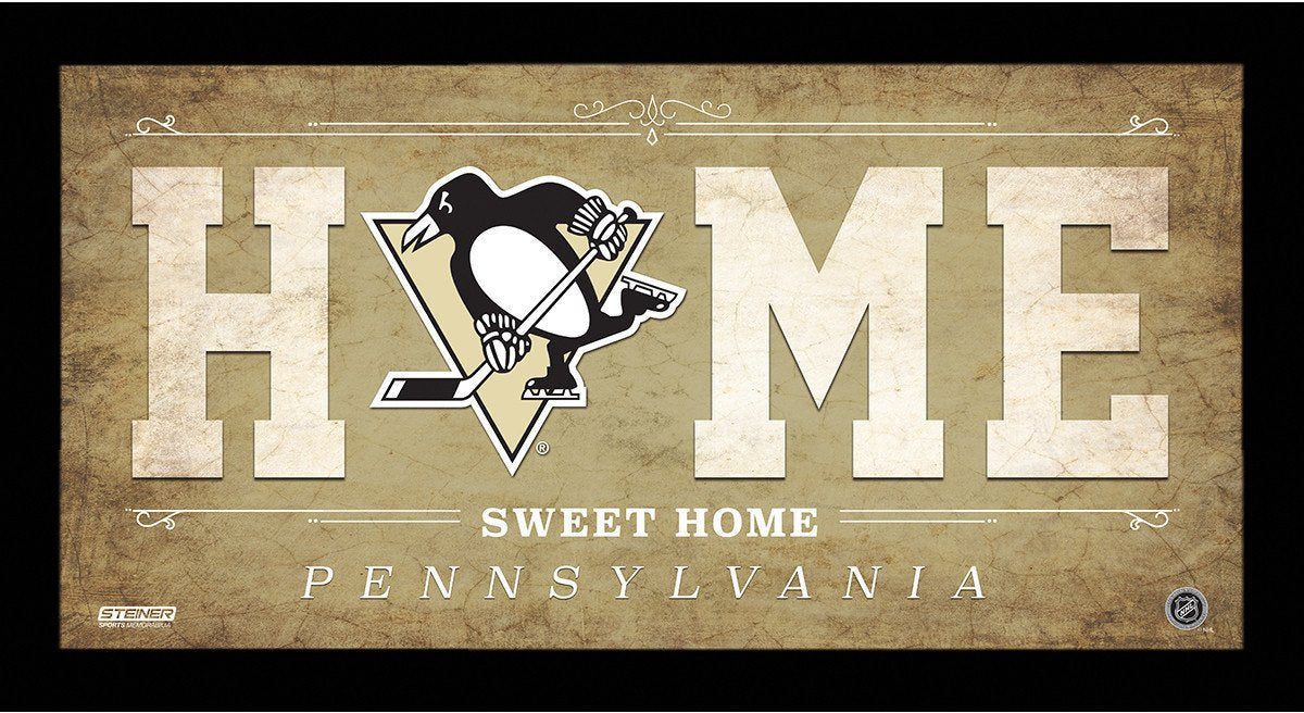 Pittsburgh Penguins 6x12 Home Sweet Home Sign