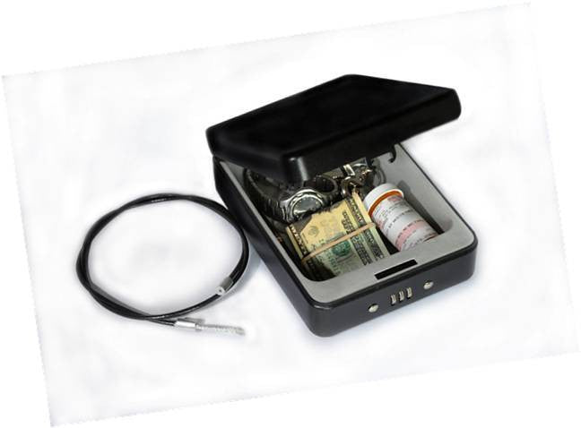 Deluxe Personal Safe W/Tether