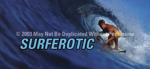 Window Graphic - 30x65 Surferotic with Text