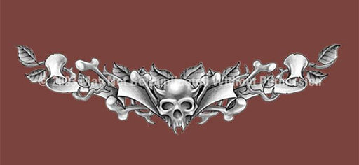 Window Graphic - 30x65 Shoulder Tattoo 3 Silver