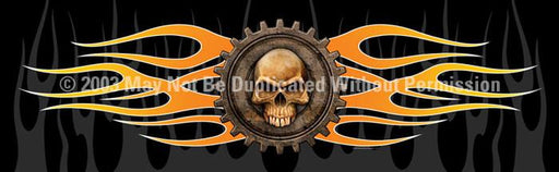 Window Graphic - 20x65 Gear Skull