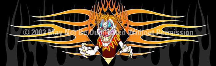 Window Graphic - 20x65 Psycho Clown