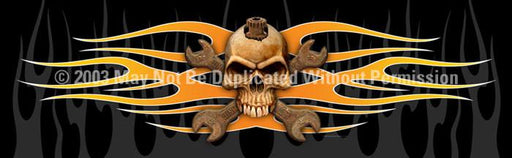 Window Graphic - 16x54 Skull & Wrenches 2