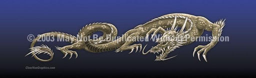 Window Graphic - 20x65 Dragon Tattoo Blue