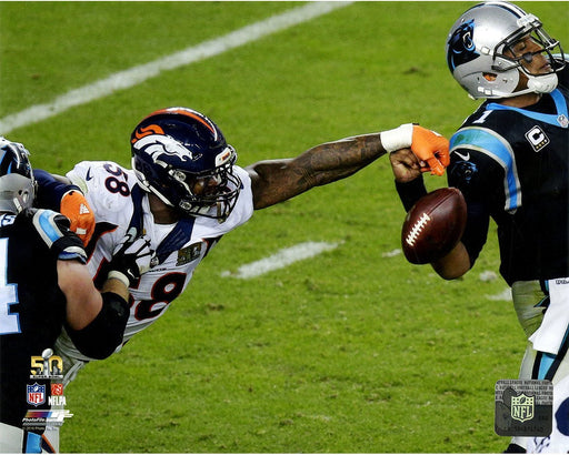 Von Miller Sacking Cam Newton 8x10 Photo PF nbrSS20316