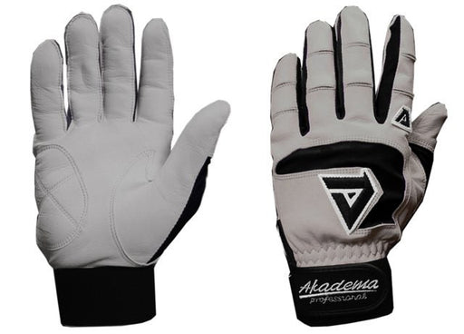 Akadema Grey/Black Professional Batting Gloves Large