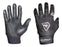 Akadema Black Youth Batting Gloves Large