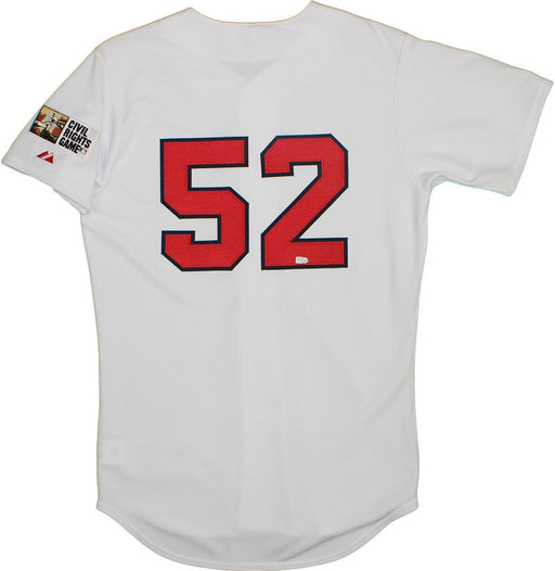 Daniel Ray Herrera #52 Cincinnati Reds 2010 Civil Rights Game Used Jersey (LH955402)