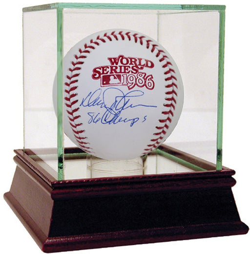 Davey Johnson Signed Rawlings 1986 World Series Logo Baseball w/ 86 Champs Insc