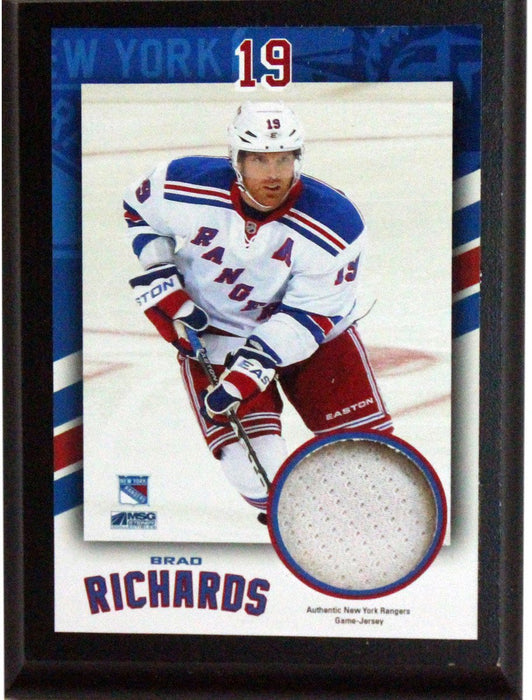 Brad Richards New York Rangers 4x6 Jersey Plaque uns