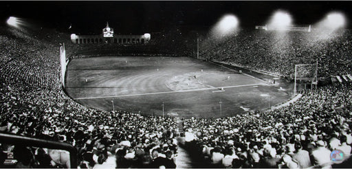 Dodgers Night Game at Los Angeles Coliseum 12x23 Photo