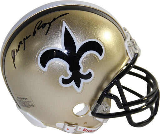 George Rogers Signed New Orleans Saints Throwback (76-99) Mini Helmet