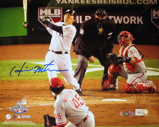 Hideki Matsui 2009 WS Home Run Horizontal 8x10 Photo (MLB Auth)