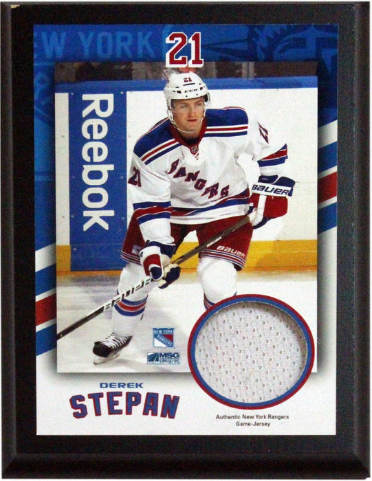 Derek Stepan New York Rangers 4x6 Jersey Plaque