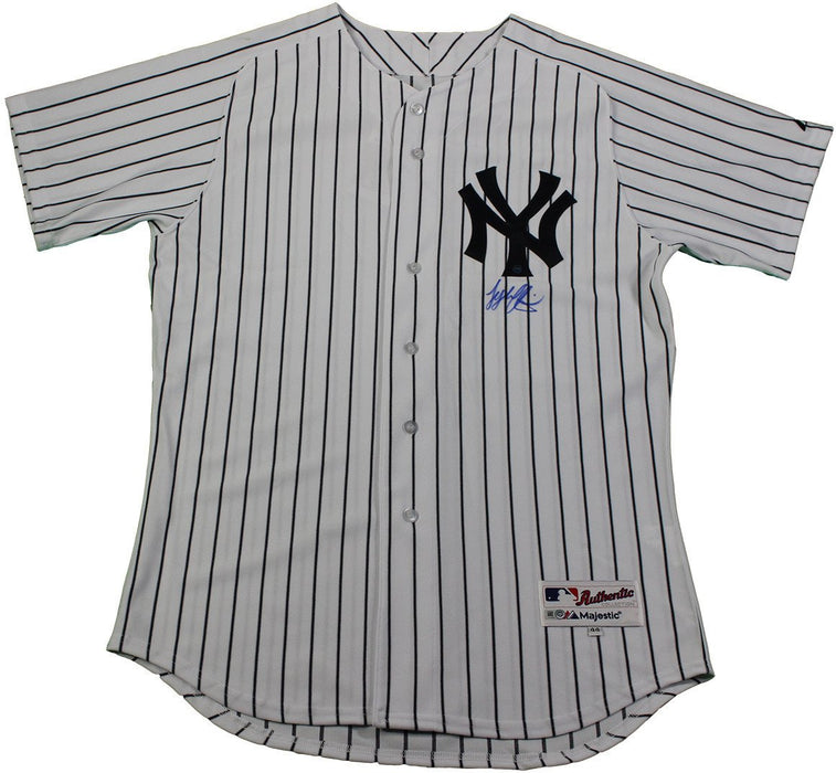 Tyler Austin Signed Authentic New York Yankees Pinstripe Jersey (MLB Auth)