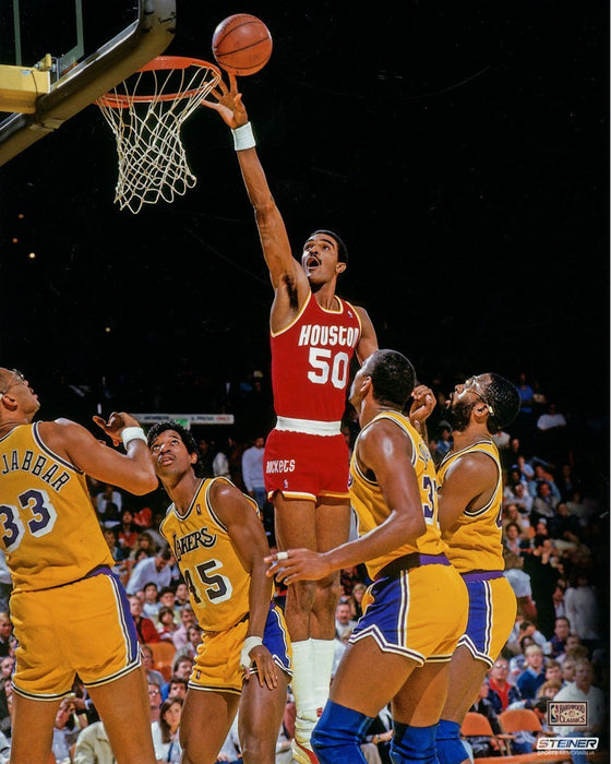 Ralph Sampson Houston Rockets Layup 8x10 Photo Getty nbr52165386