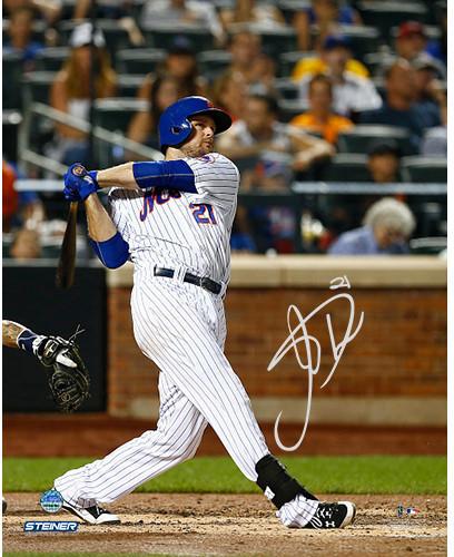 Lucas Duda Signed Swinging 16x20 Photo (MLB Auth)