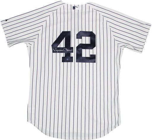 Mariano Rivera Authentic Yankees Home Jersey Signed on Back