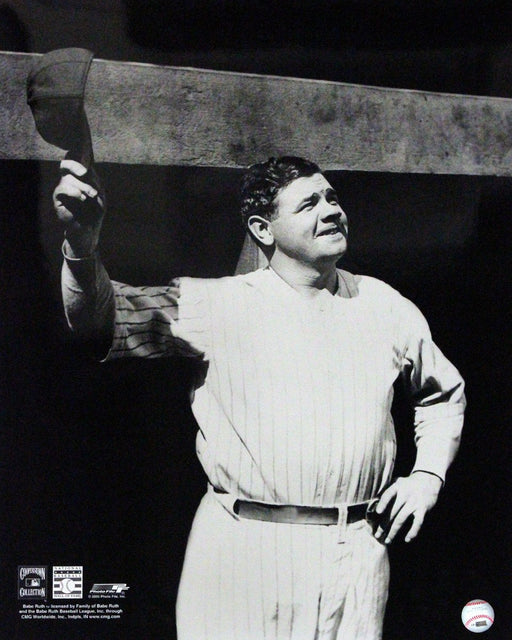 Babe Ruth Tip Cap at Dugout 16x20 (PF)