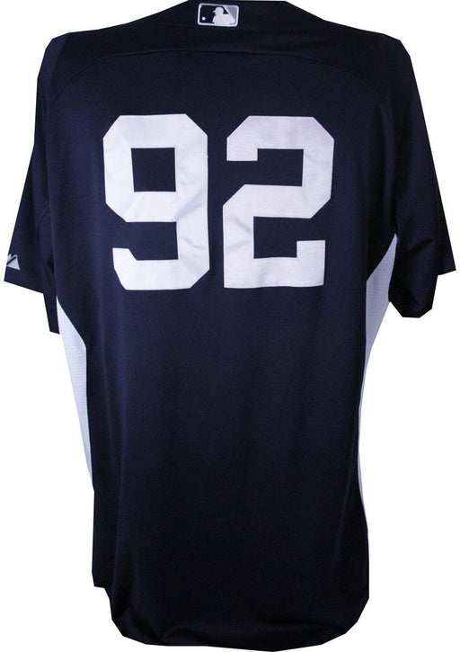 Dan Burawa Jersey - NY Yankees 2012 Spring Training Worn #92 Home BP Top (0000000463) (3/7/2012) (EK090333) (48)