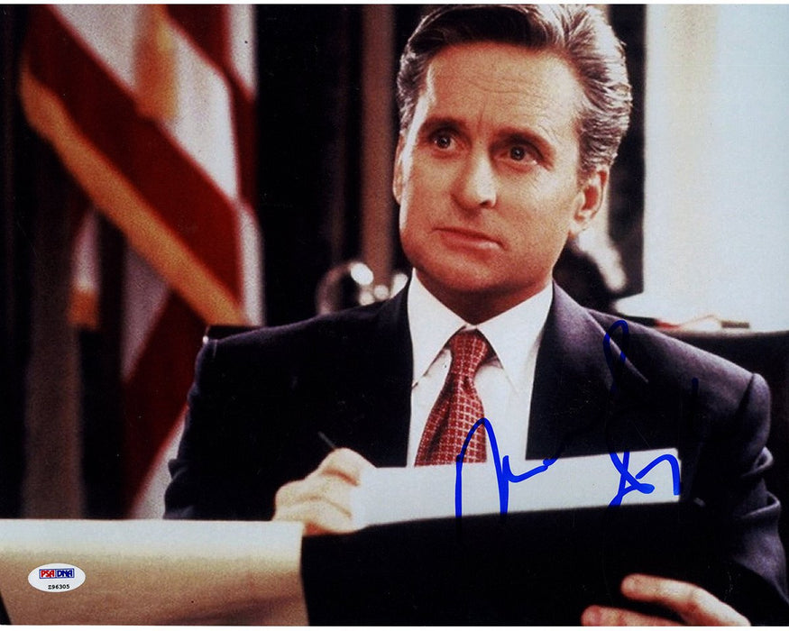 Michael Douglas Signed 11x14 Photo American President 1 (PSA/DNA)