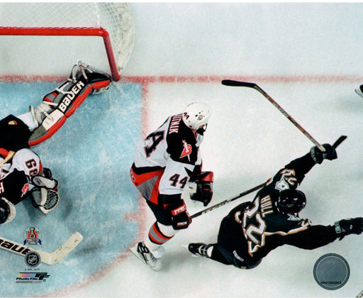 Brett Hull Dallas Stars Game Winning Goal Overhead Horizontal 8x10 Photo uns (Getty# 1155074)- PF