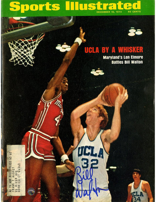 Bill Walton Signed 12/10/73 Sports Illustrated Magazine